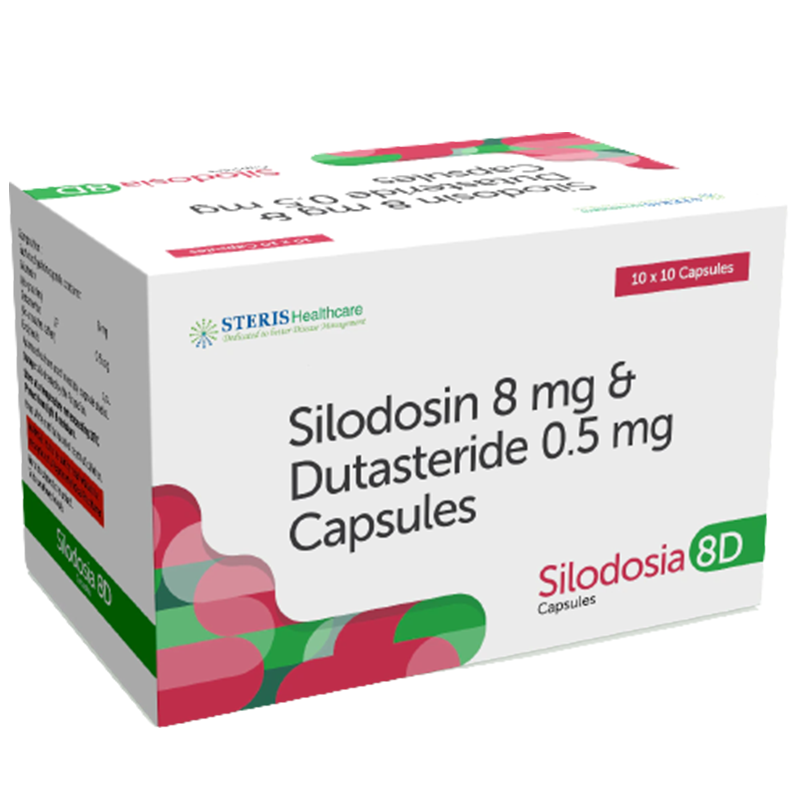 SILODOCIN 8MG/DUTASTERIDE 0.5MG TABS